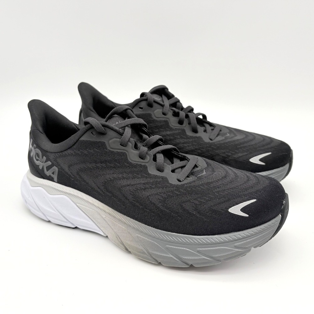 Hoka One One Arahi 6 Running Shoes Womens 7B Black Lace Up